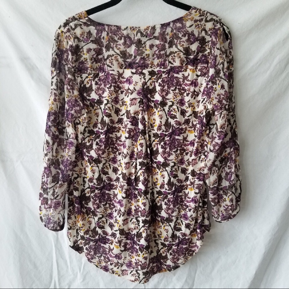 Lucky Brand | Floral | Long-sleeve tunic | XS - Picture 4 of 5